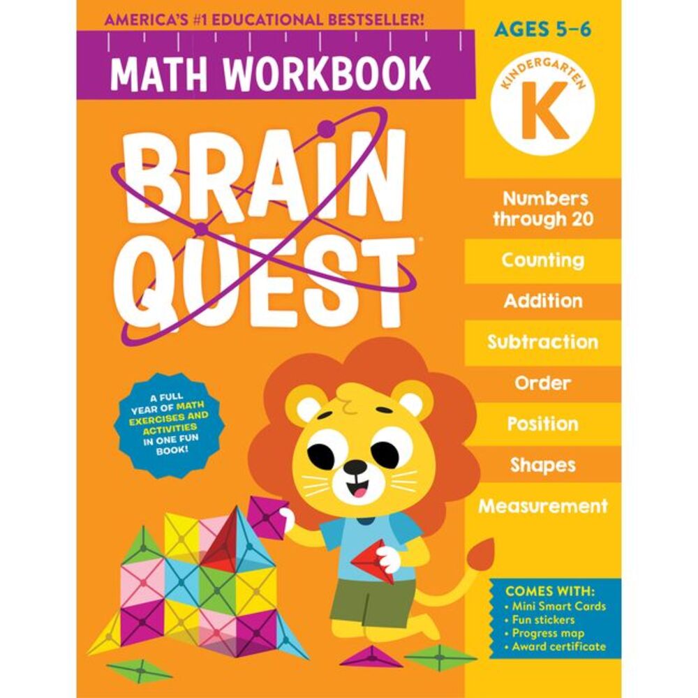 Brain Quest Math Workbook: Kindergarten -- Workman Publishing